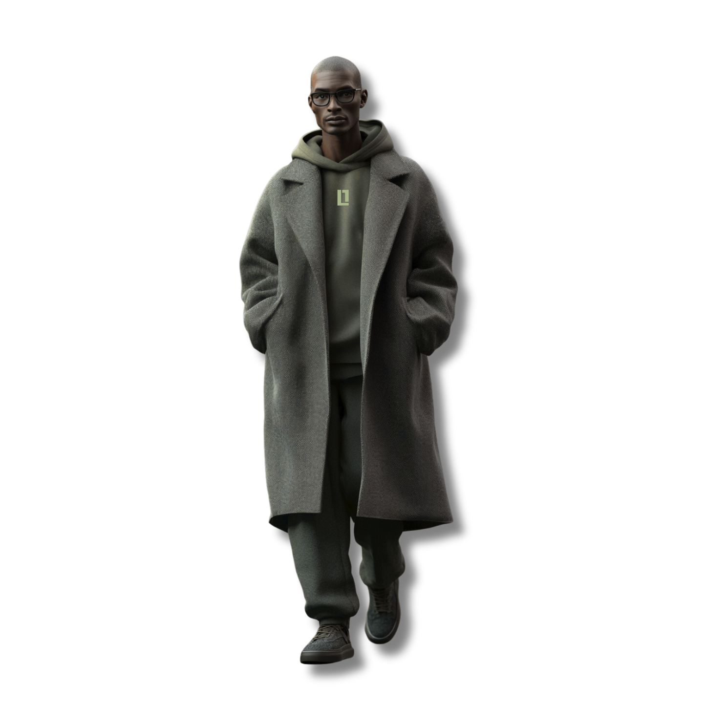 Minimalist Hoodie Sage Green