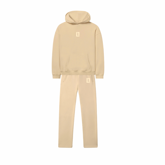 Minimalist Hoodie Nude Set